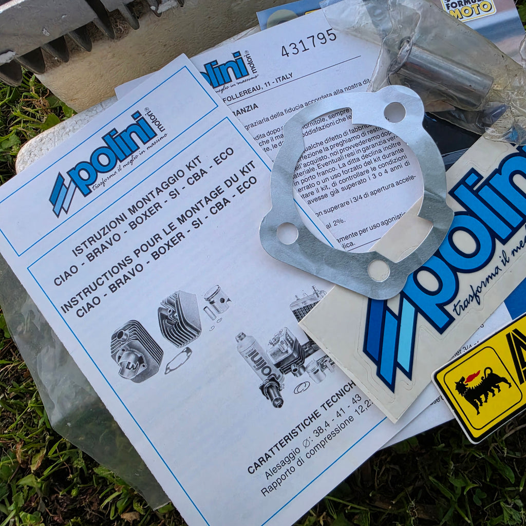 Cilindro Polini d41 fondo di magazzino per Piaggio SI Bravo Boxer