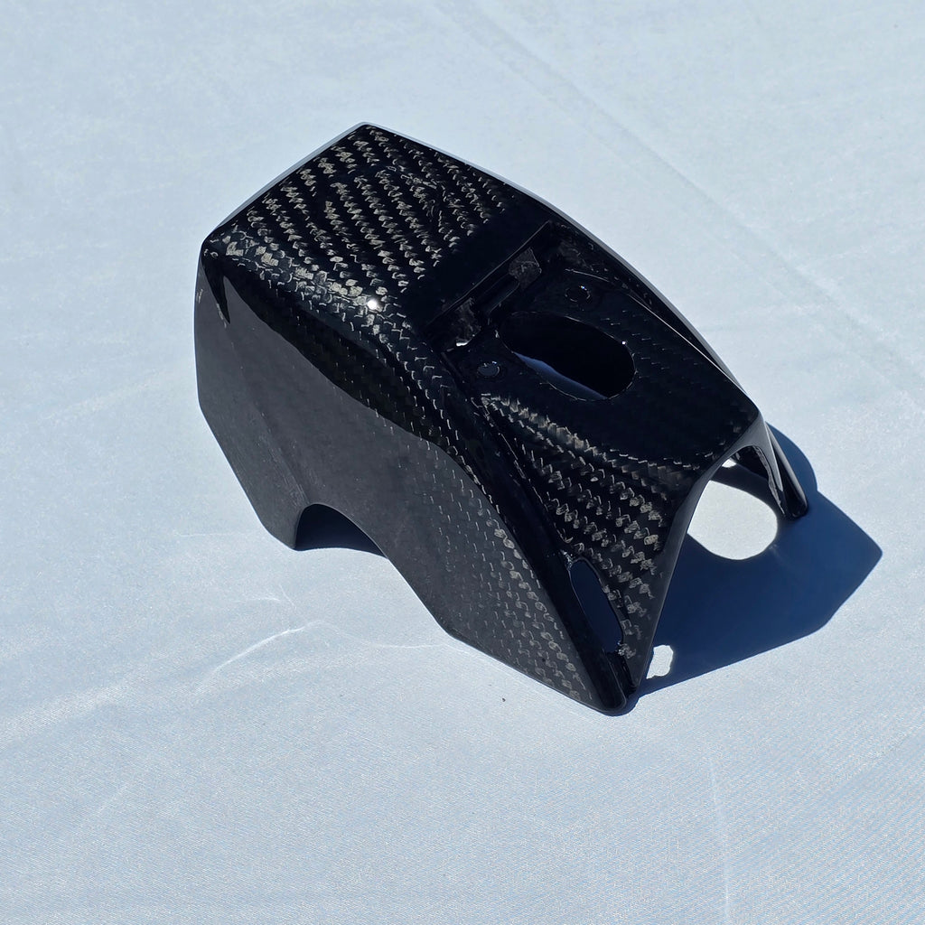 Mascherina SENZA INSERTO per Piaggio Ciao in carbonio twill