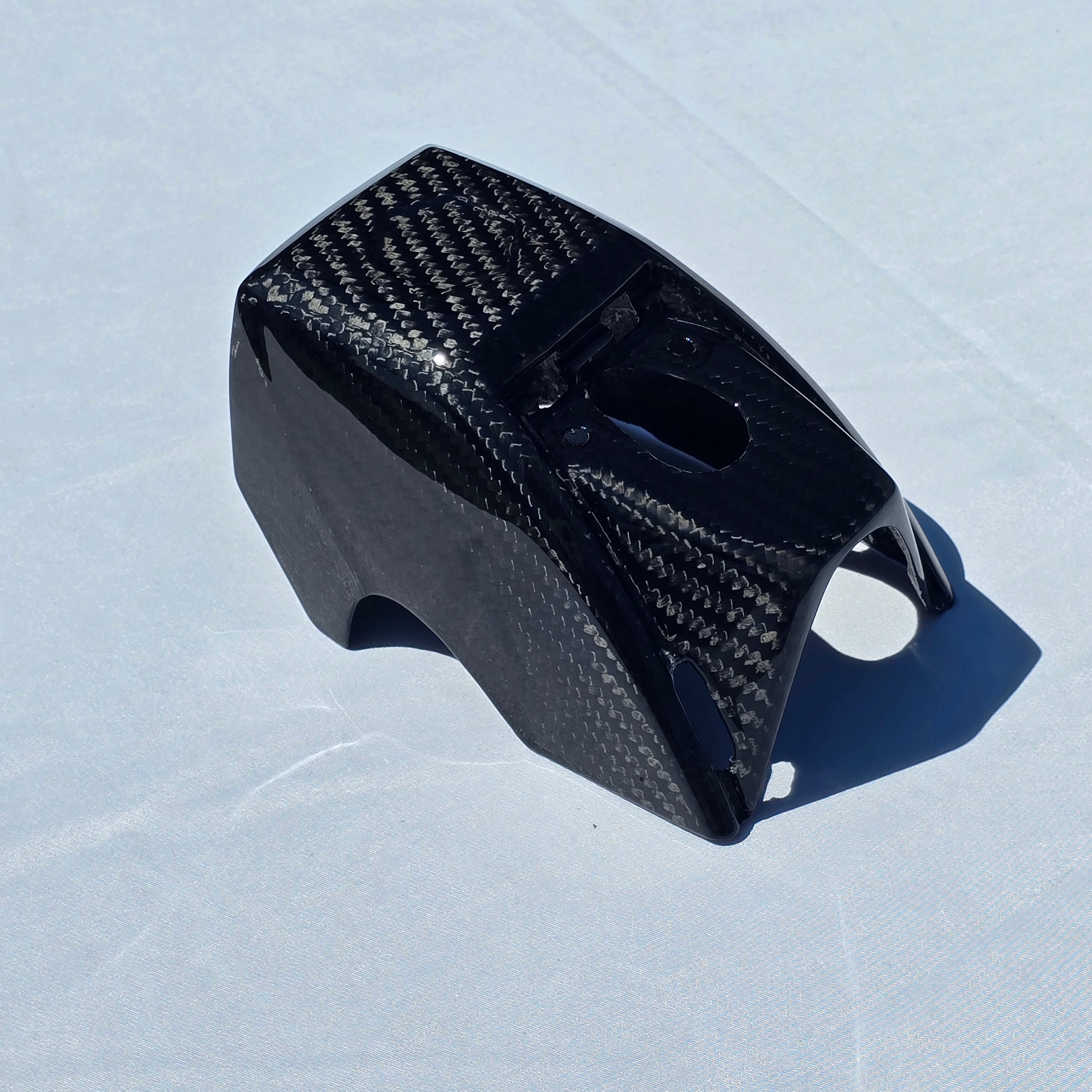 Mascherina SENZA INSERTO per Piaggio Ciao in carbonio twill