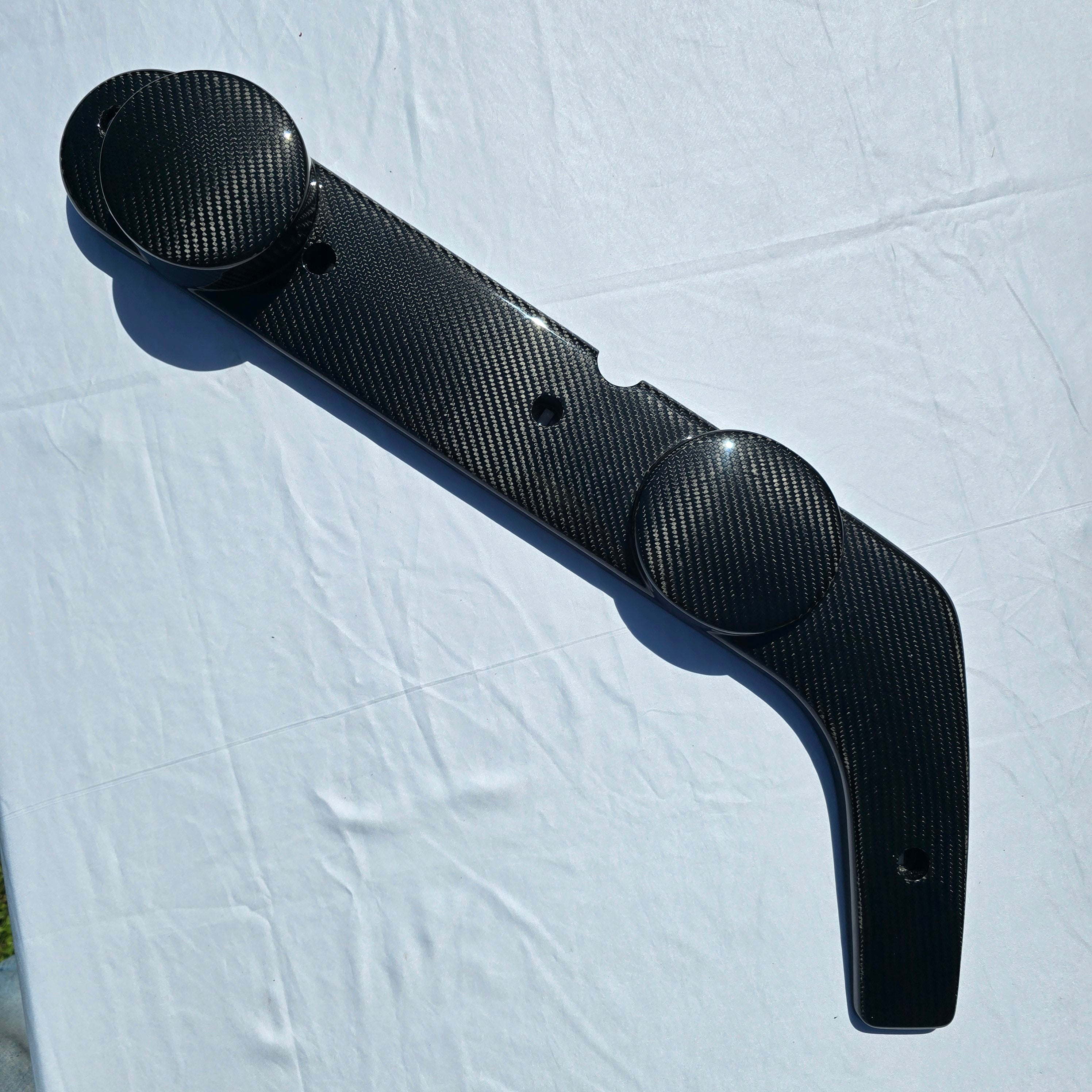 Fianchetto Piaggio Ciao sinistro in carbonio twill