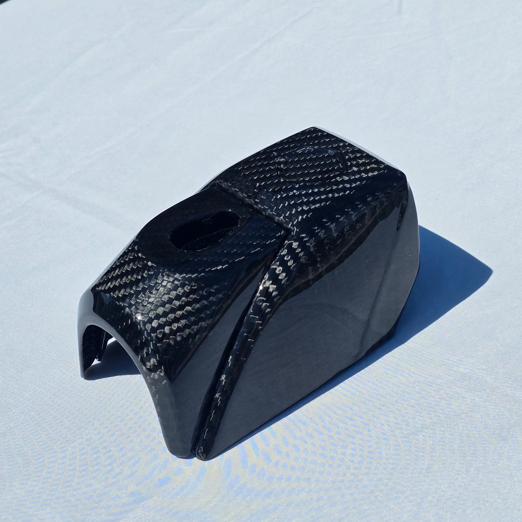 Mascherina Completa Piaggio Ciao in carbonio twill