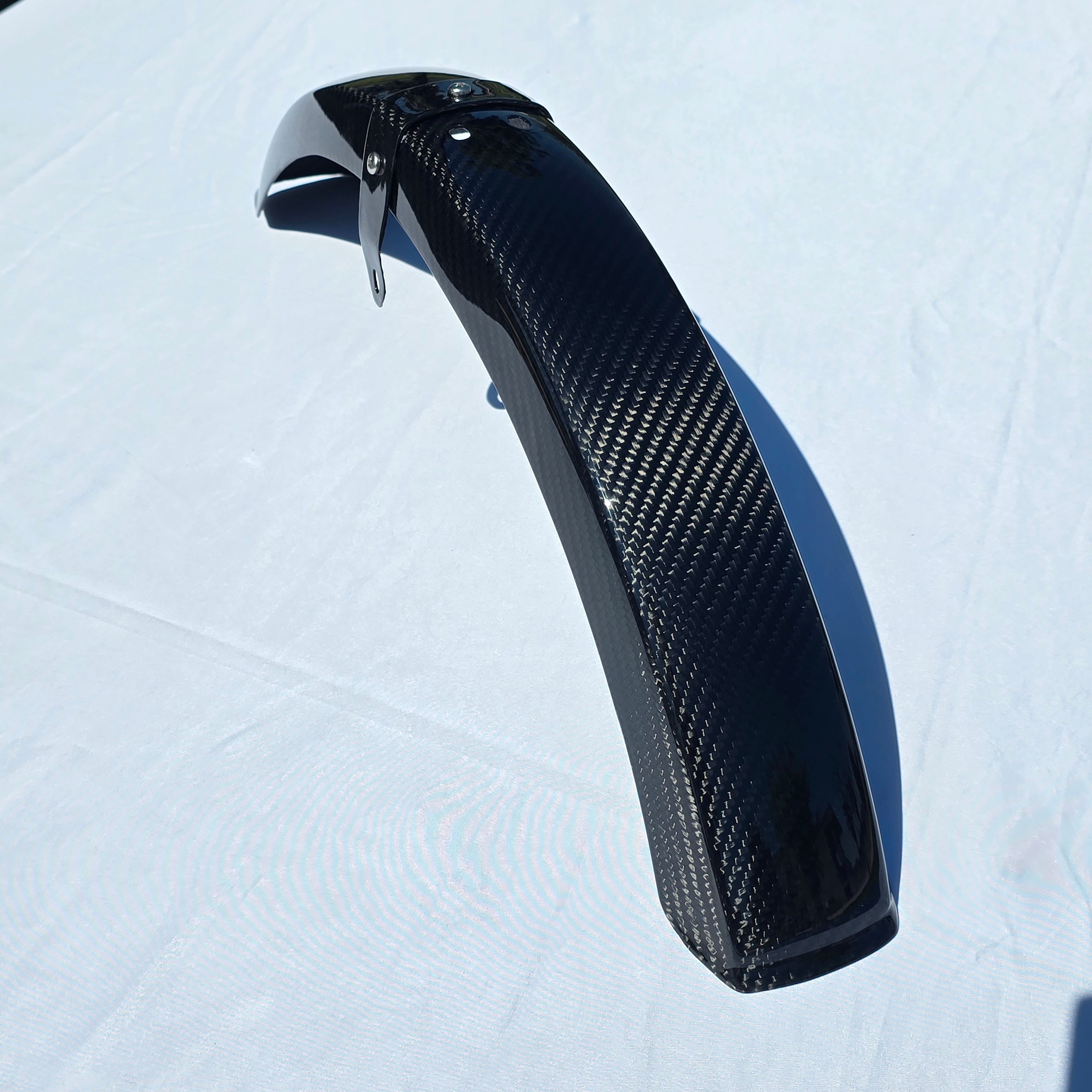 Parafango Anteriore per Piaggio Ciao in carbonio twill