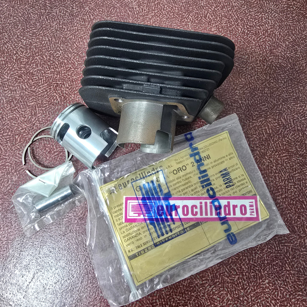Rarissimo kit testa + cilindro eurocilindro per piaggio ciao si bravo d41 sp12 twinspark