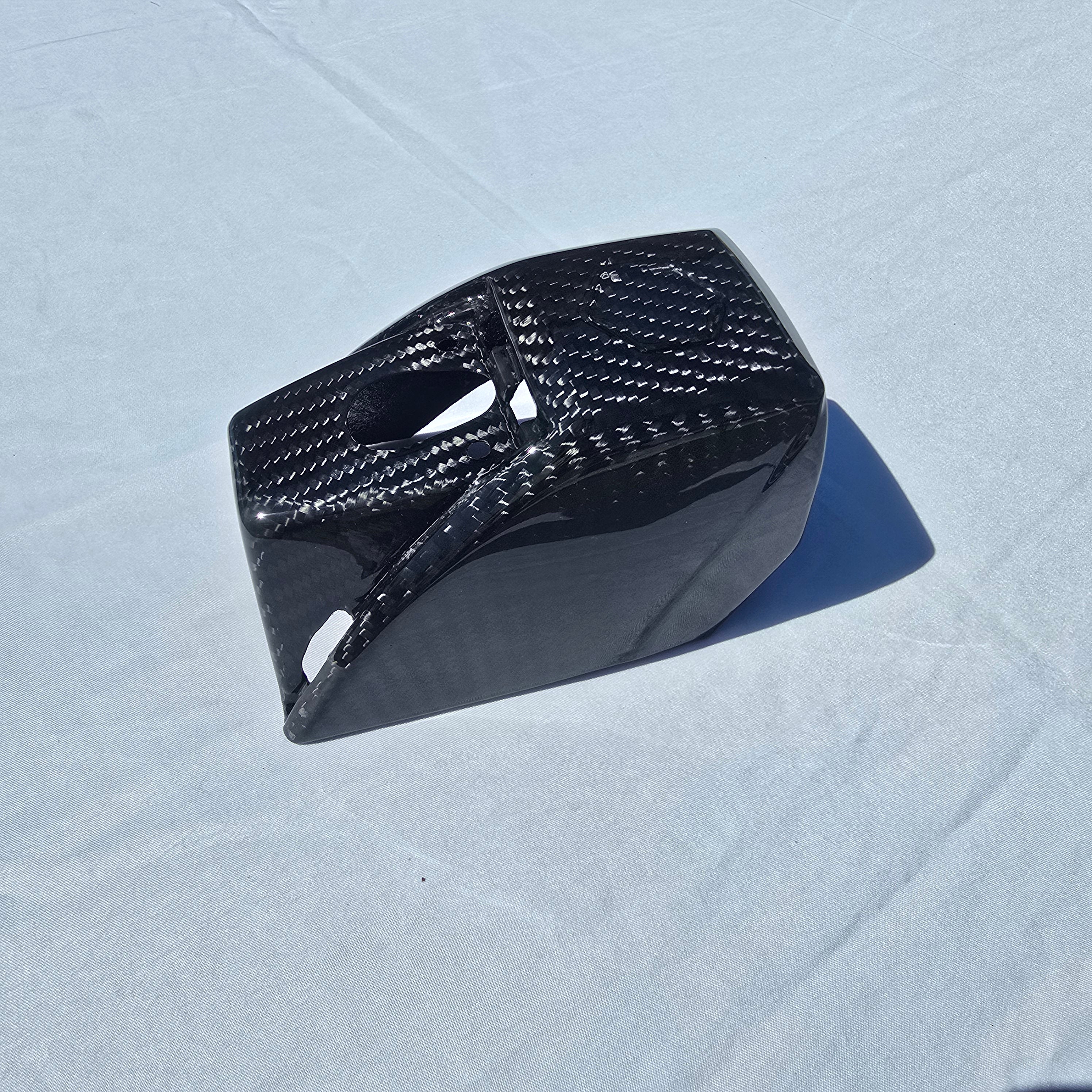 Mascherina SENZA INSERTO per Piaggio Ciao in carbonio twill