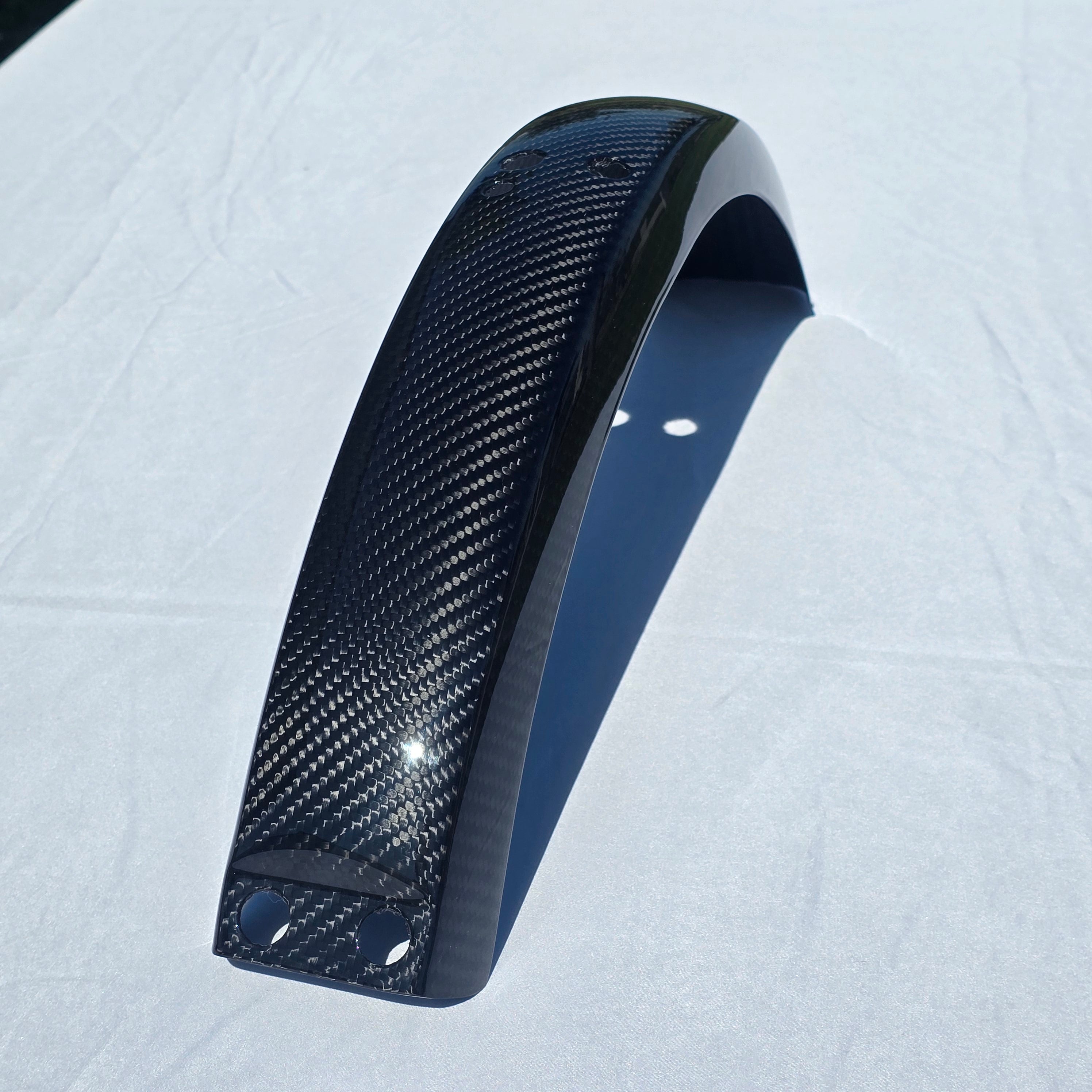 Parafango Posteriore per Piaggio Ciao in carbonio twill