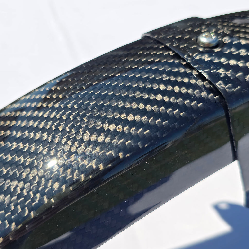 Parafango Anteriore per Piaggio Ciao in carbonio twill